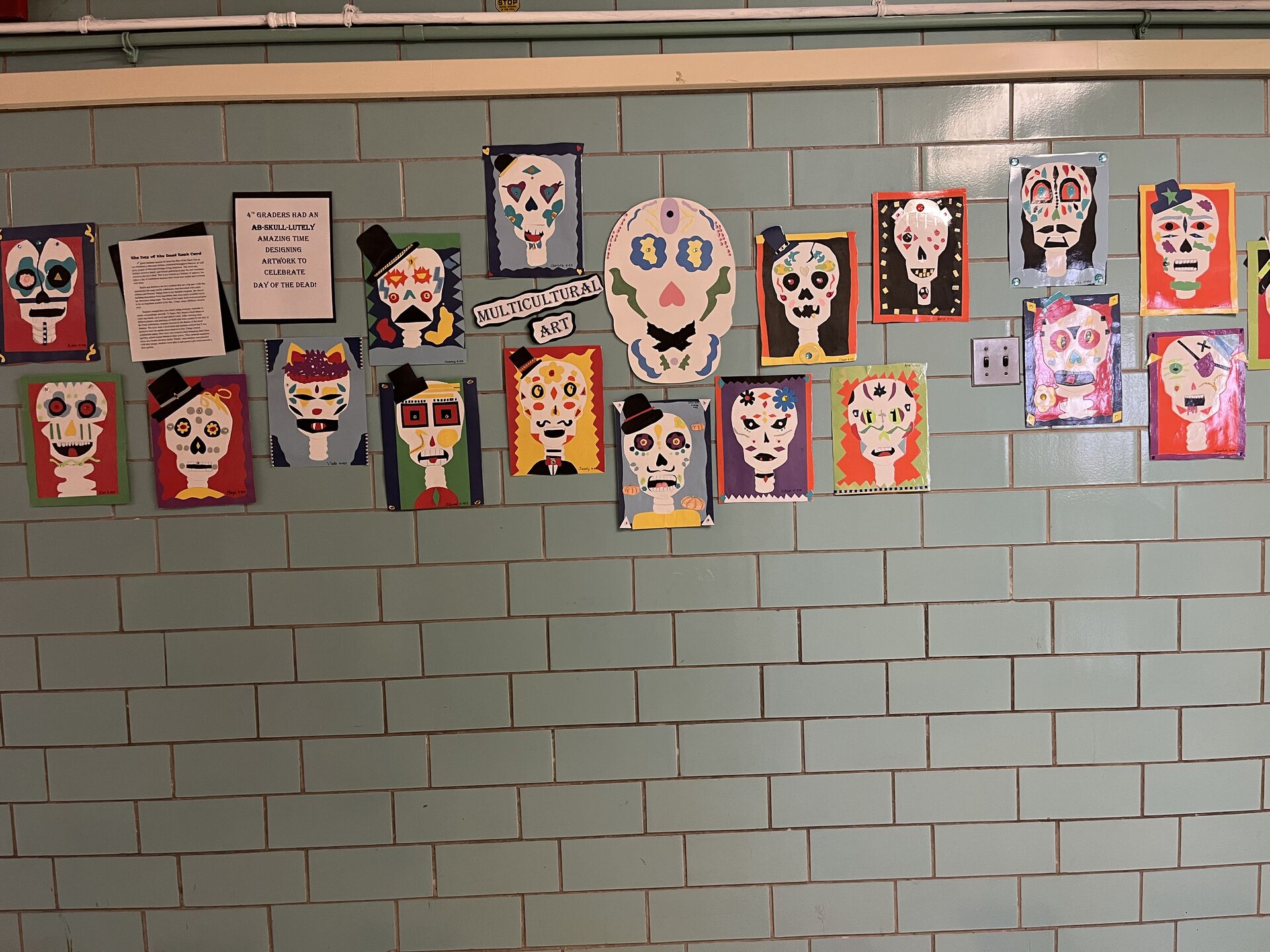 Halloween student artwork